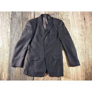 Banana Republic Three Button Wool Blend Blazer Sport Coat Gray Men’s Size 40R